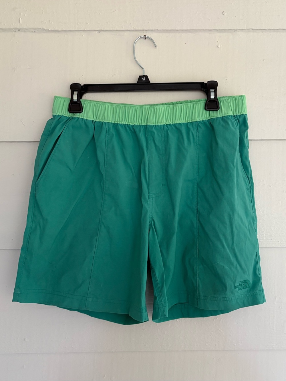 The North Face Men’s Green Stretch Hiking Shorts Medium Athletic Outdoor Trail